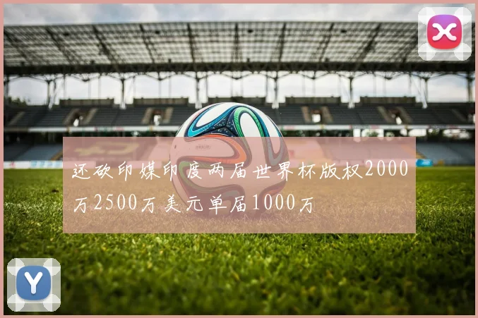还砍印媒印度两届世界杯版权2000万2500万美元单届1000万